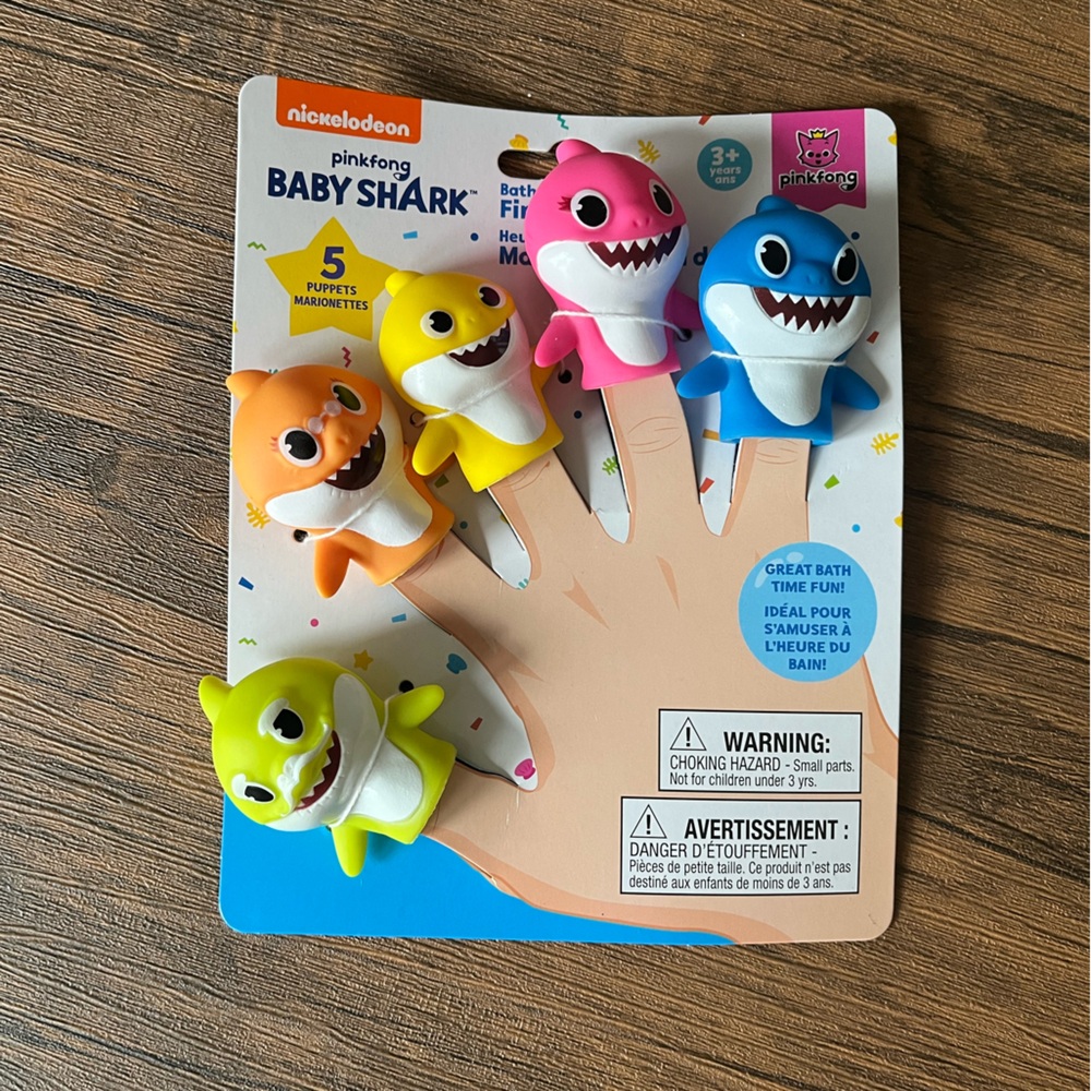 Nickelodeon Baby Shark Finger Toys